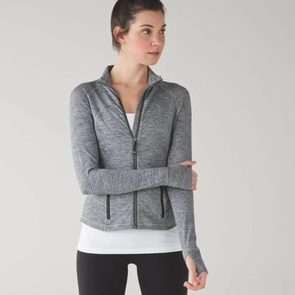 Lululemon Hustle In Your Bustle Jacket
Space Dye Camo  Black Dark Slate